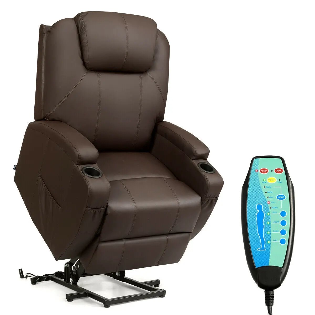 Power Lift Recliner Chair with Massage and Heat for Elderly with Remote Control, photo 3 of 16