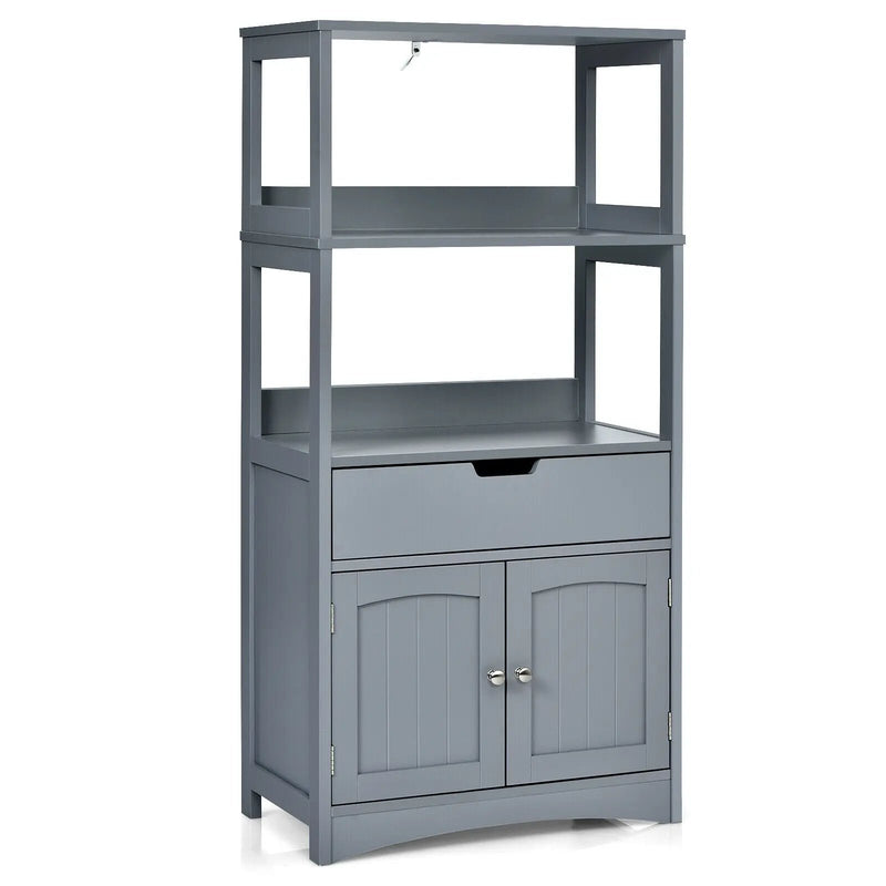 Bathroom Storage Cabinet with Drawer and Shelf Floor Cabinet by DirectDeals