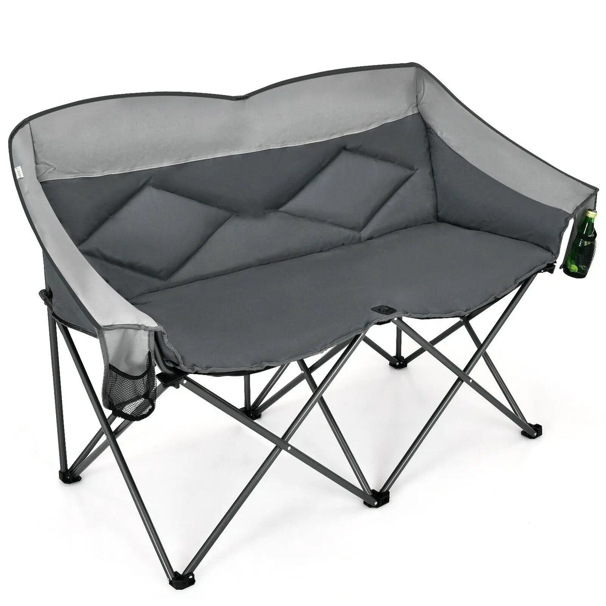Folding Camping Chair with Bags and Padded Backrest, photo 7 of 7