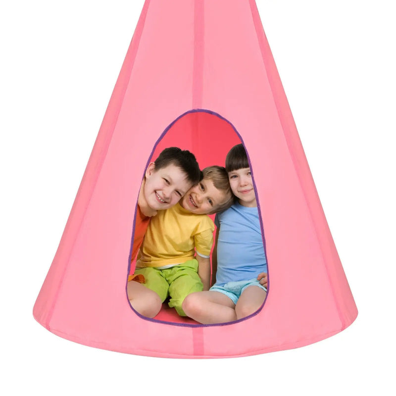 40 Inch Kids Nest Swing Chair Hanging Hammock Seat for Indoor Outdoor by DirectDeals