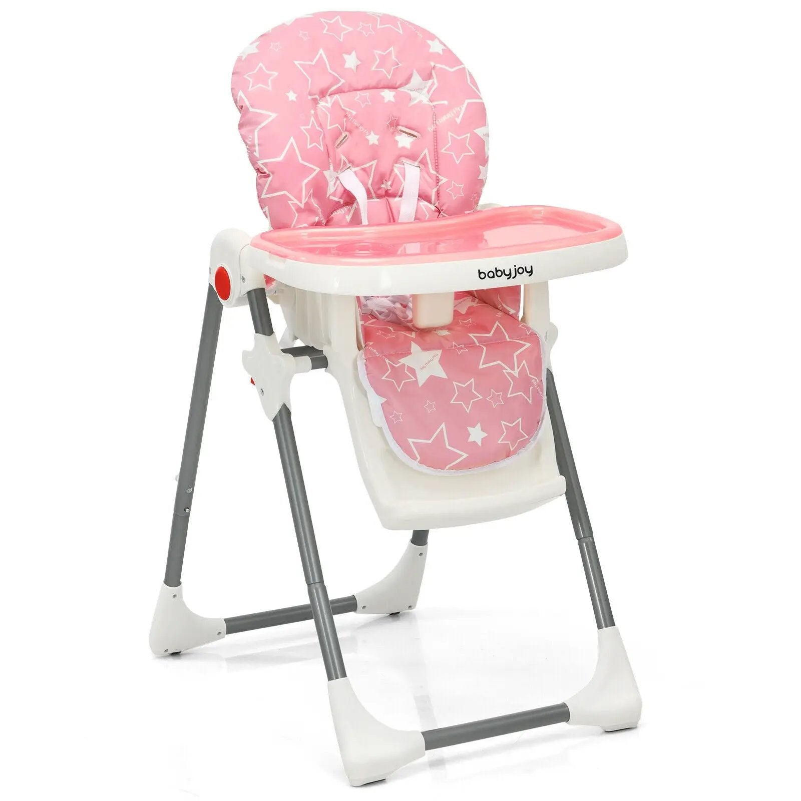 Folding Baby High Dining Chair with 6-Level Height Adjustment by DirectDeals