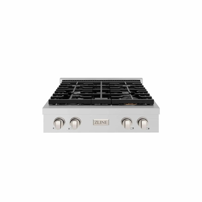 ZLINE 30" Paramount Gas Rangetop Stainless Steel SRT30 by Farmhouse Kitchen and Bath