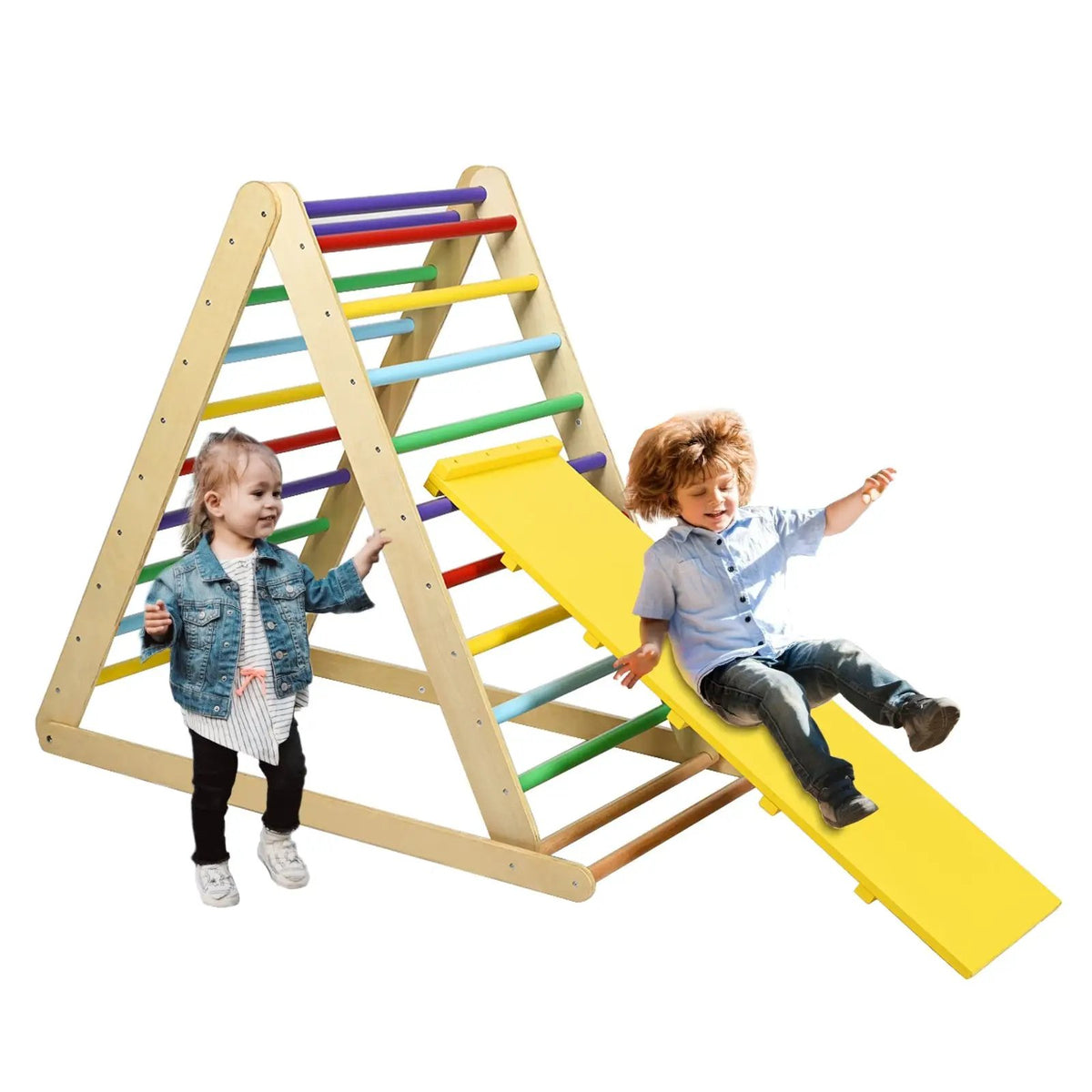 Foldable Wooden Climbing Triangle Indoor, photo 8 of 9
