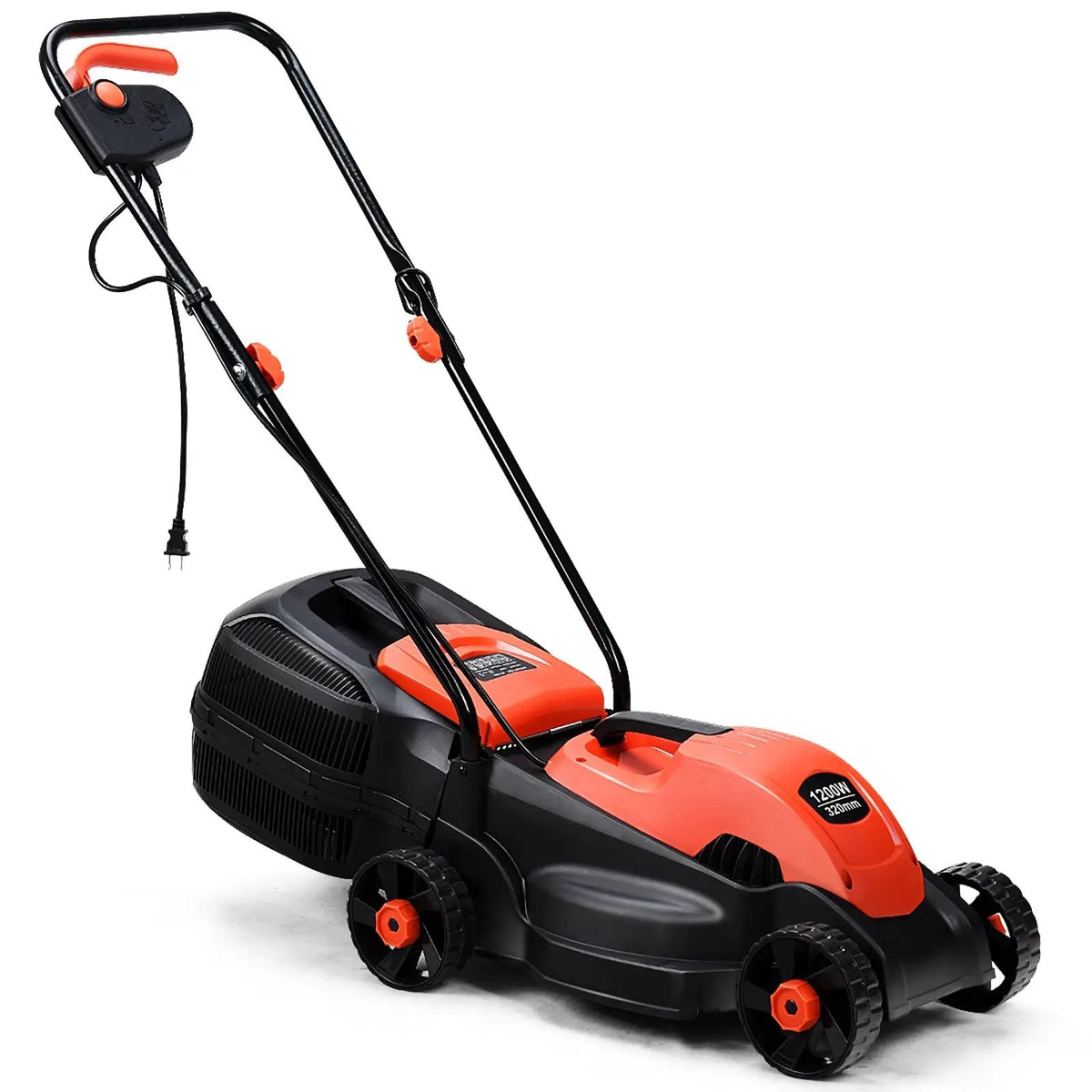 13 Inch Electric Push Lawn Corded Mower with Grass Bag, photo 9 of 9