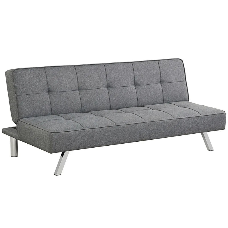 3-Seat Convertible Sofa Bed with High-Density Sponge for Living Room by DirectDeals