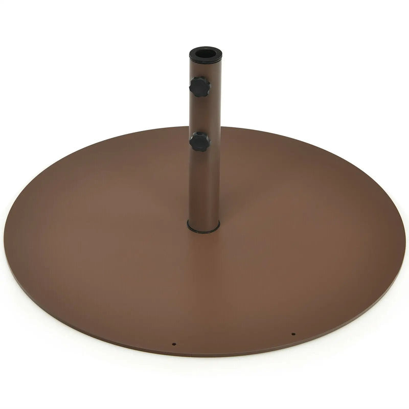 29.5 Inch Outdoor Steel Umbrella Base Stand for Backyard and Poolside by DirectDeals