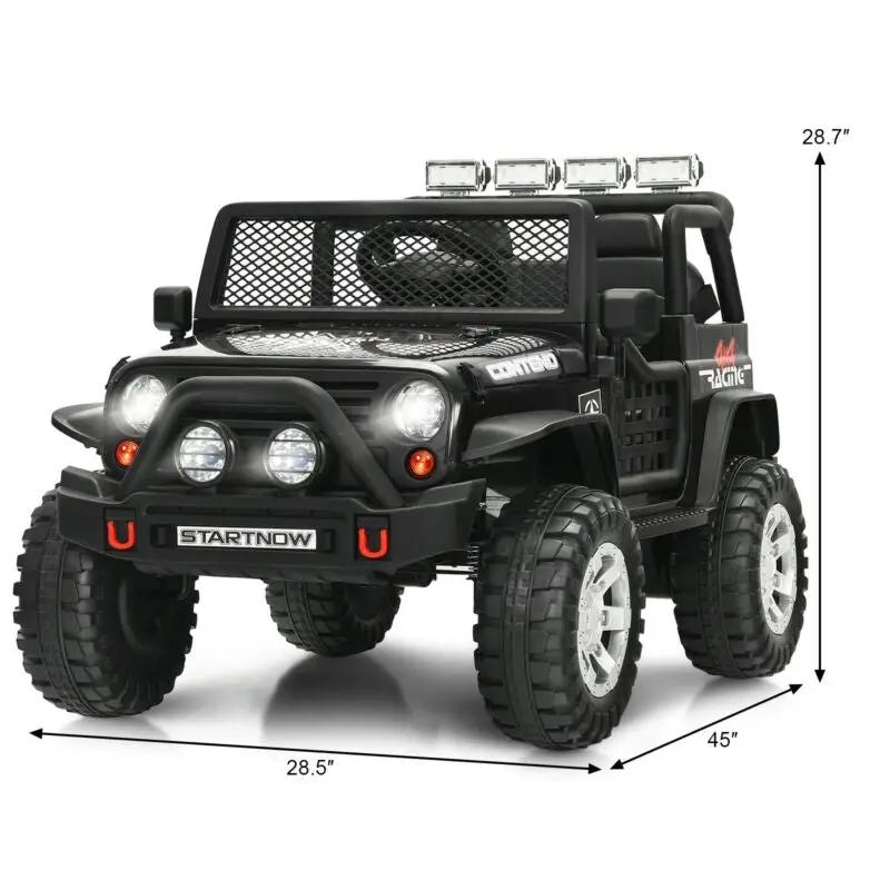 12V Kids Electric Ride On Truck with Remote Control and Operation Lever, photo 5 of 11