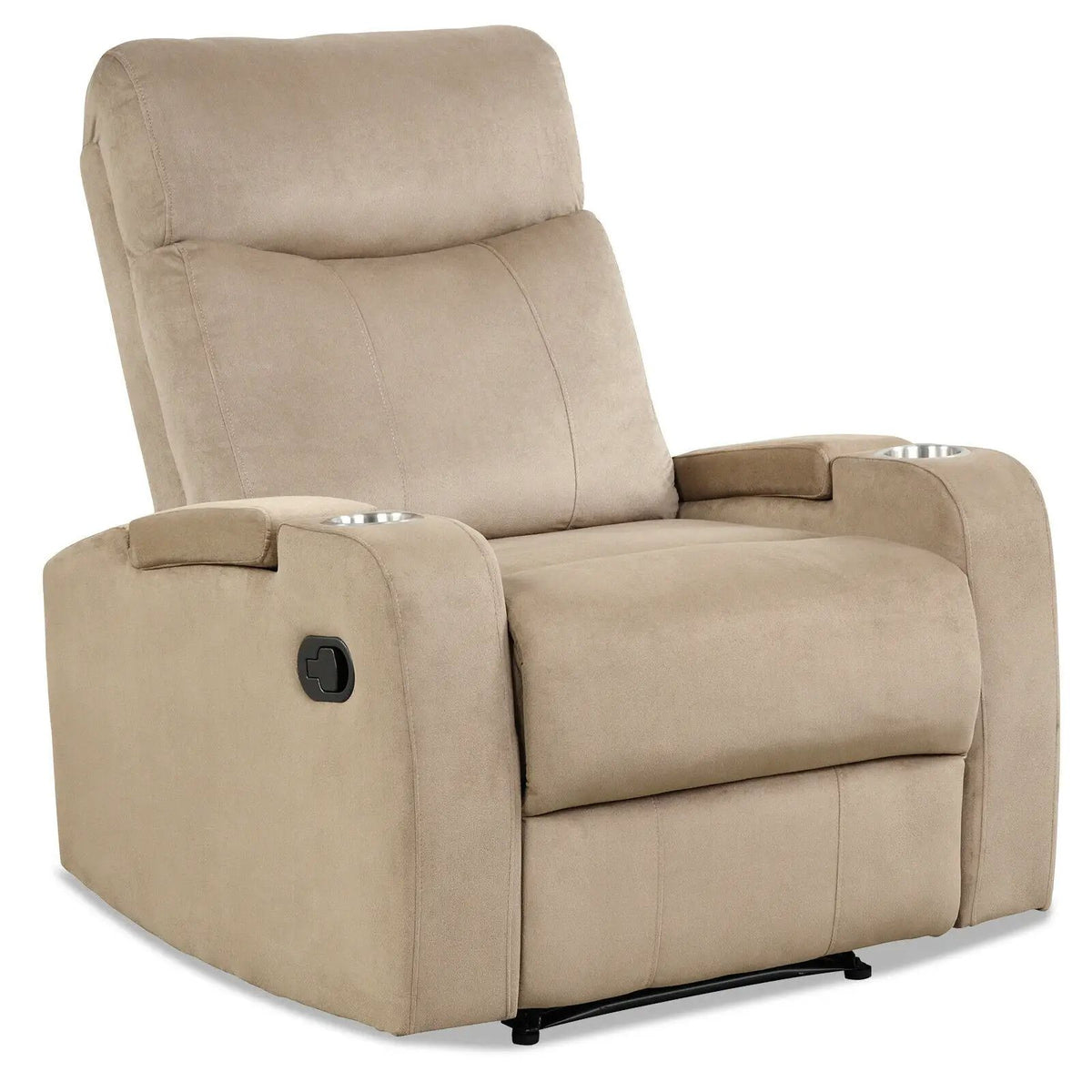Recliner Chair Single Sofa Lounger with Arm Storage and Cup Holder for Living Room, photo 11 of 16