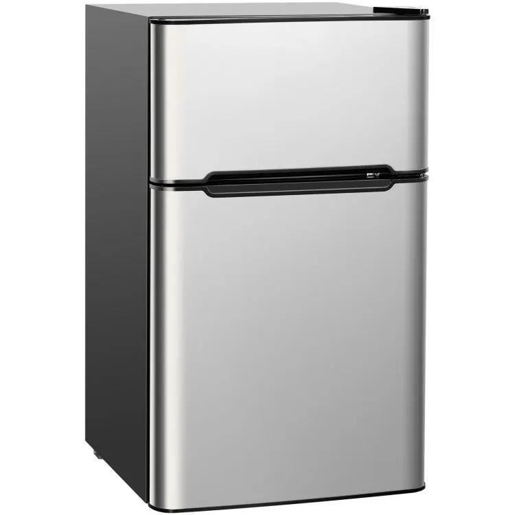 3.2 cu ft. Compact Stainless Steel Refrigerator by DirectDeals