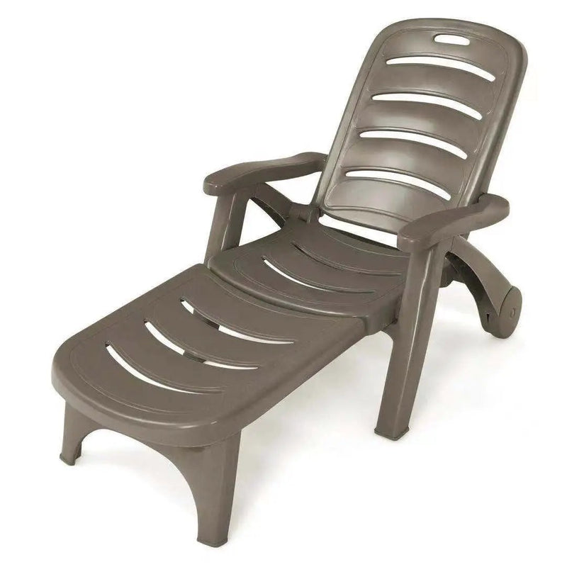 5 Position Adjustable Folding Lounger Chaise Chair by DirectDeals