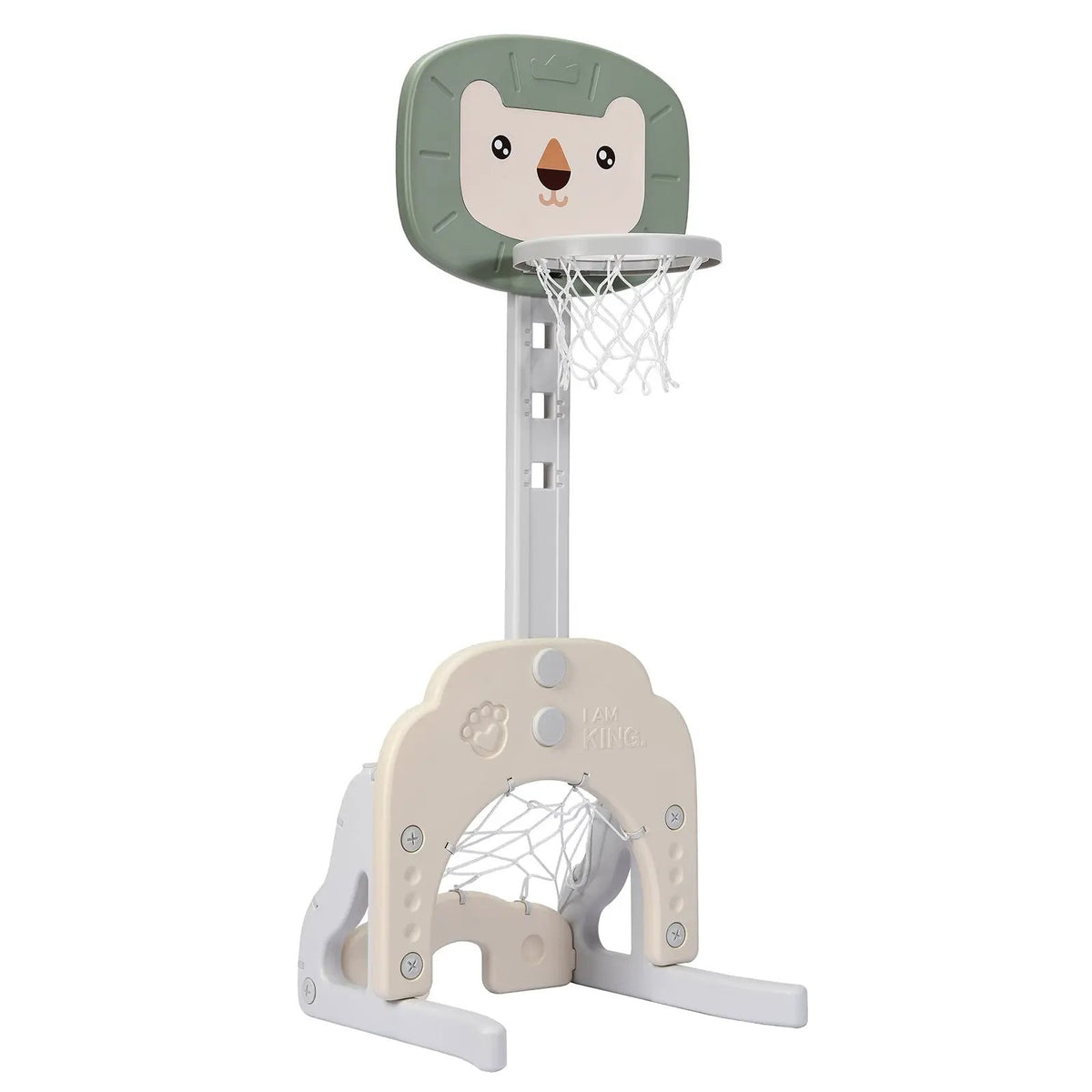 3-in-1 Adjustable Kids Basketball Hoop Sports Set, photo 5 of 9