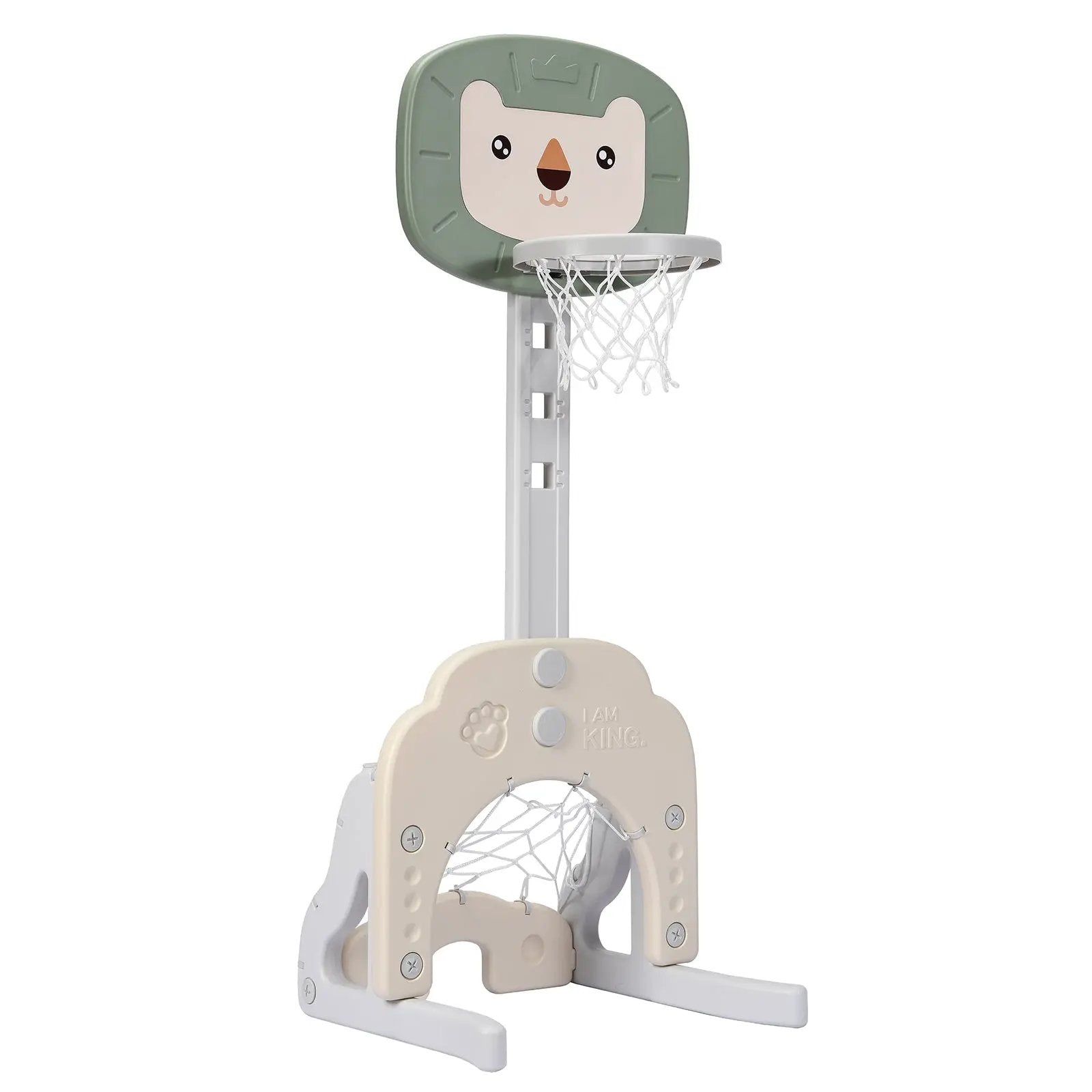 3-in-1 Adjustable Kids Basketball Hoop Sports Set by DirectDeals