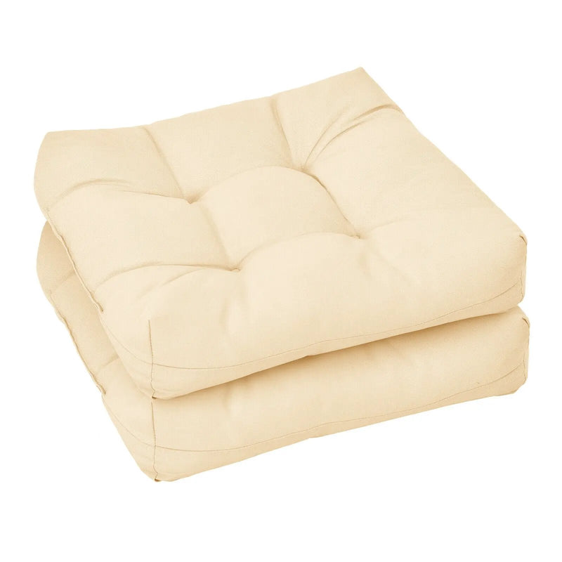 21 Inch x 21 Inch Patio Chair Seat Cushion Pads for Indoor and Outdoor by DirectDeals