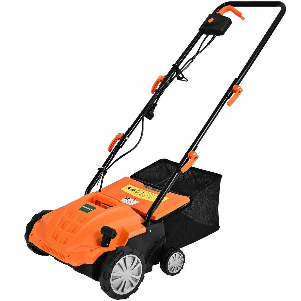 13 Inch 12 Amp Electric Scarifier with Collection Bag and Removable Blades by DirectDeals