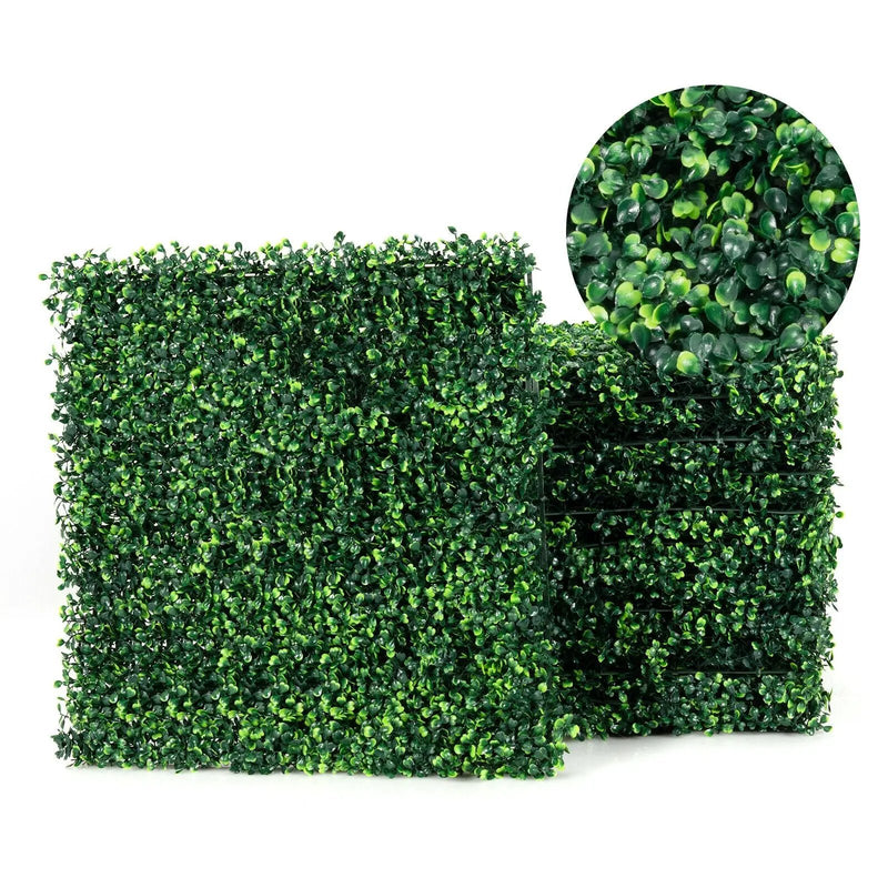 12 Pieces Artificial Boxwood Panels for Wedding Decor Fence Backdrop by DirectDeals