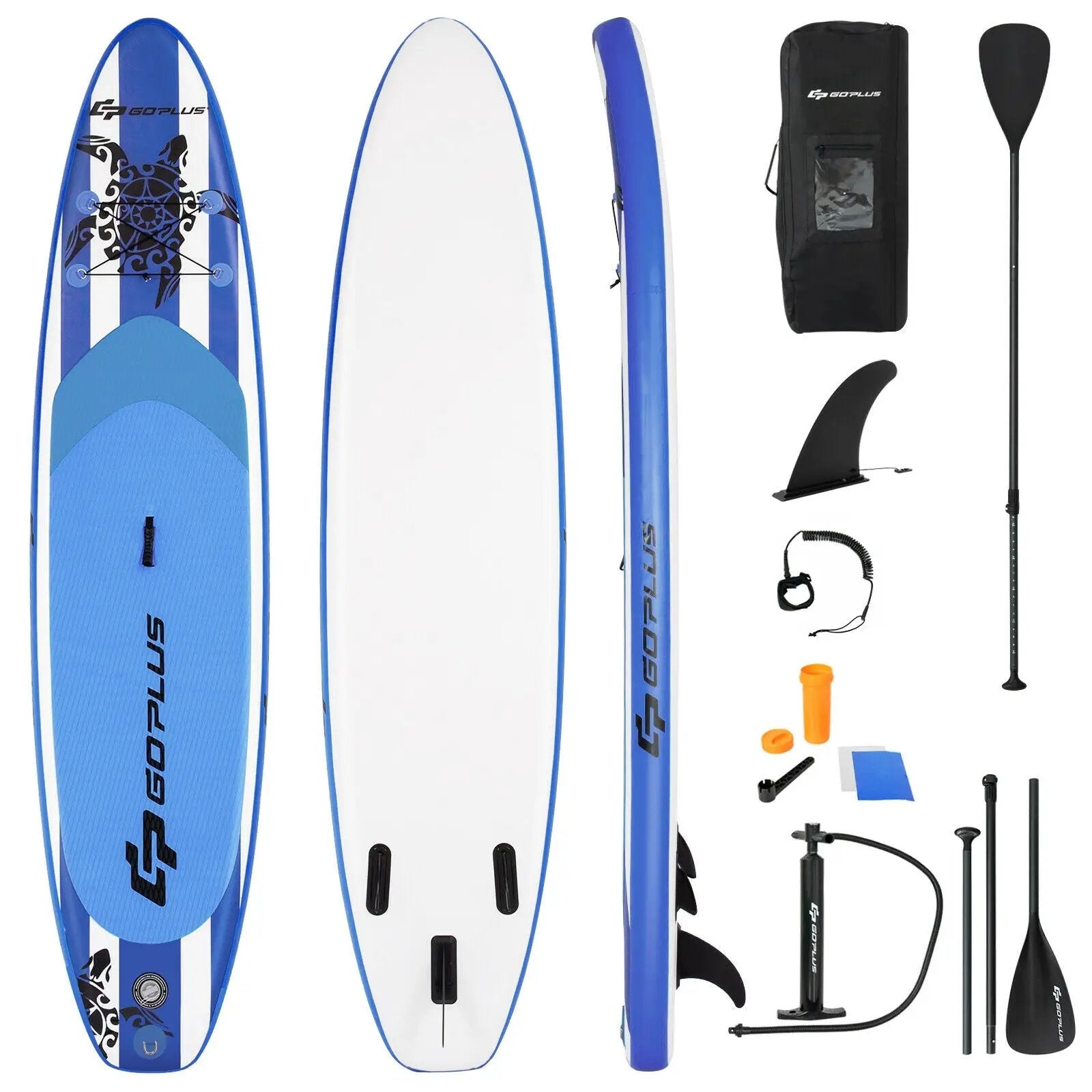 10.6 Feet Inflatable Paddle Board with Carry Bag by DirectDeals