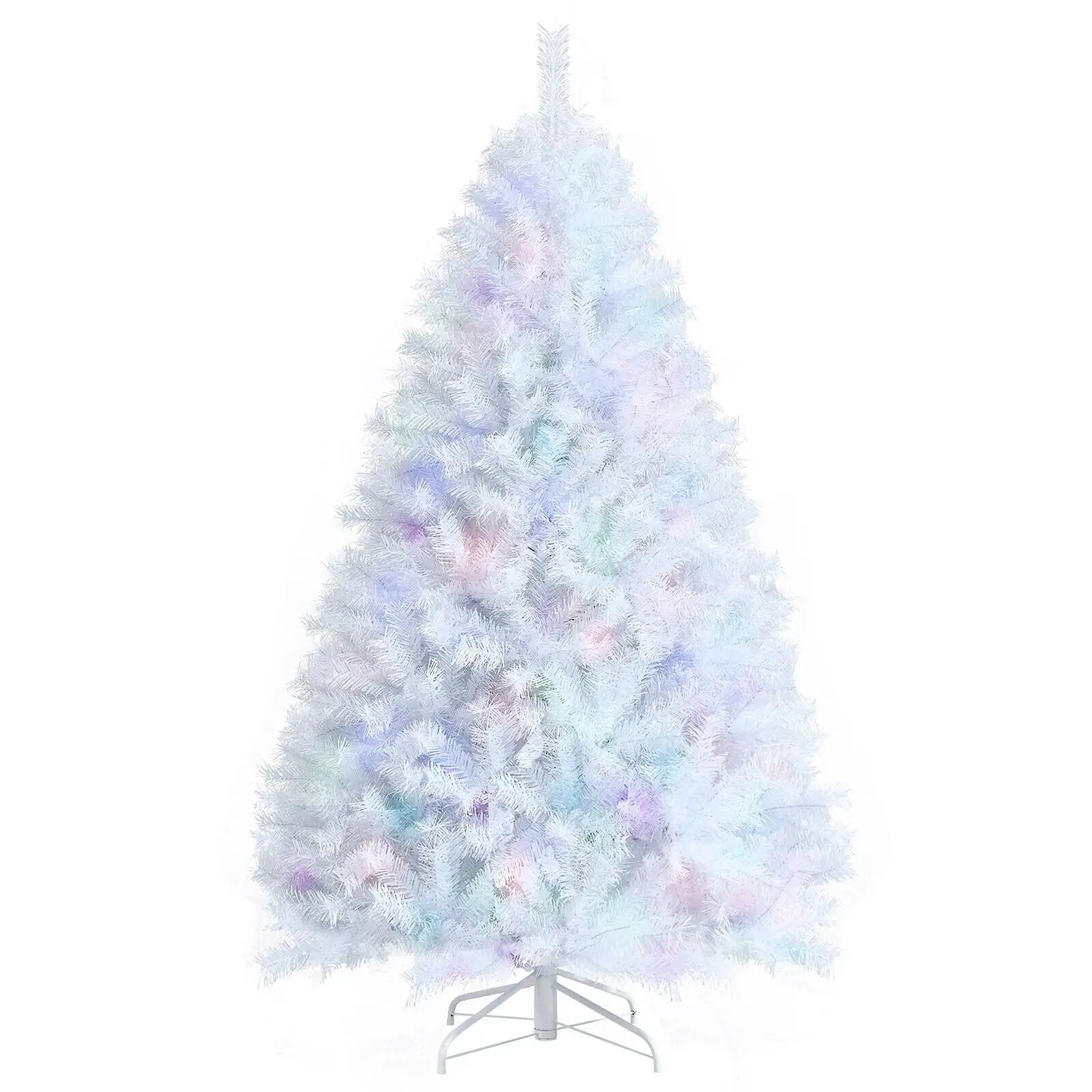6 Feet Iridescent Tinsel Artificial Christmas Tree with 792 Branch Tips by DirectDeals