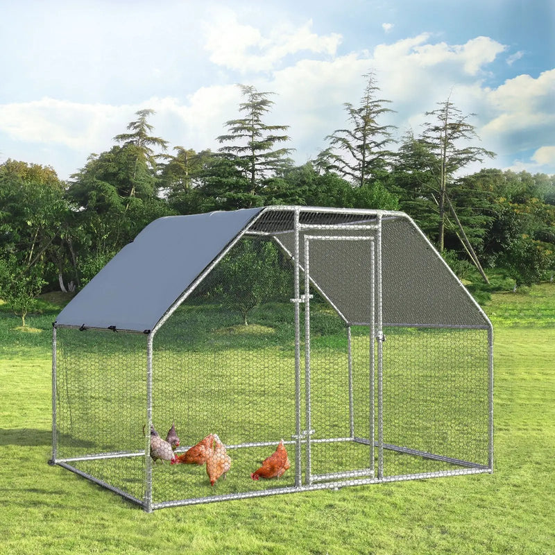 9.5 x 6.5 Feet Large Walk In Chicken Run Cage by DirectDeals
