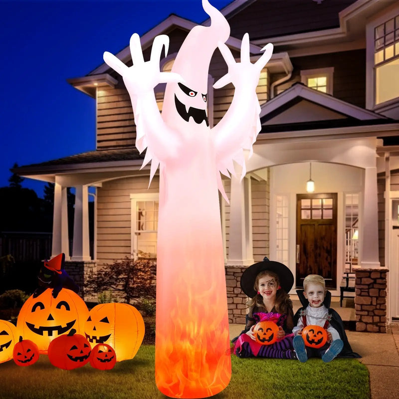 12 Feet Halloween Inflatable Decoration with Built-in LED Lights by DirectDeals