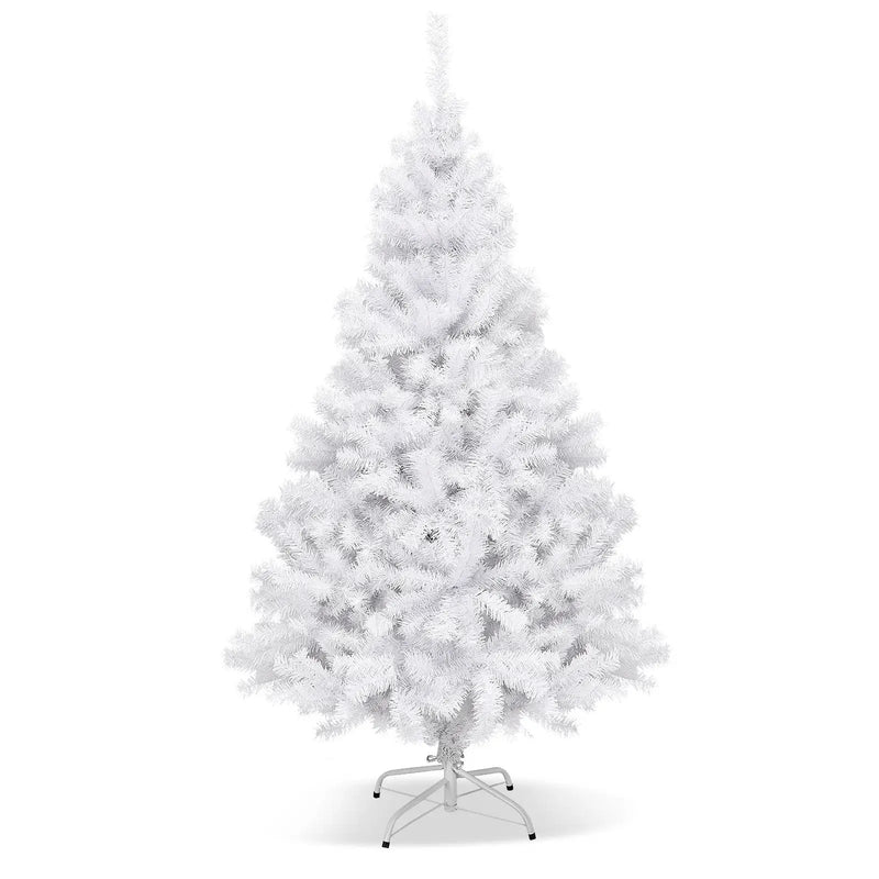 6' / 7.5' / 9' Hinged Artificial Christmas Tree with Metal Stand by DirectDeals