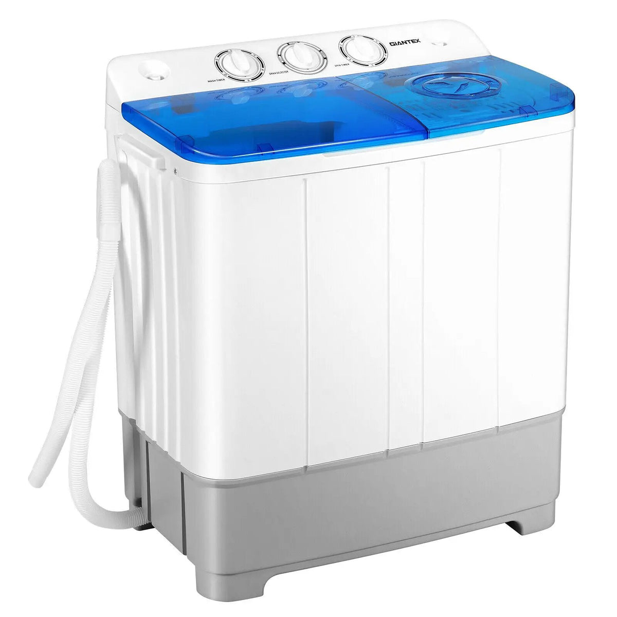 2-in-1 Portable 22lbs Capacity Washing Machine with Timer Control, photo 11 of 16