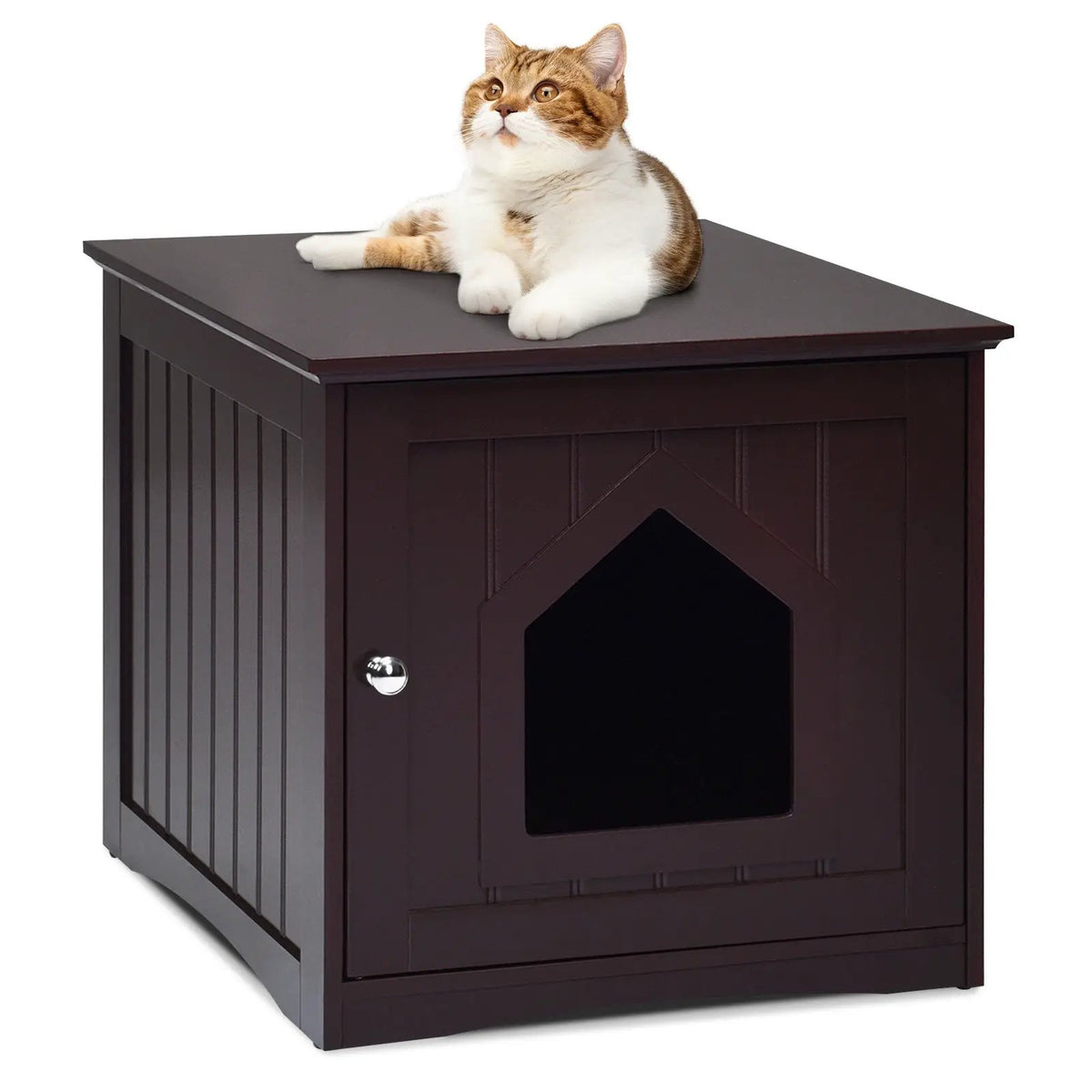 Sidetable Nightstand Weatherproof Multi-function Cat House, photo 3 of 10