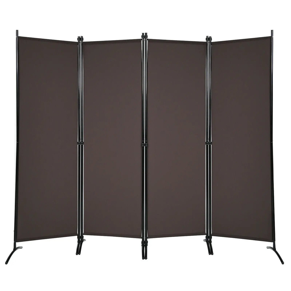 4-Panel Room Divider with Steel Frame, photo 3 of 10