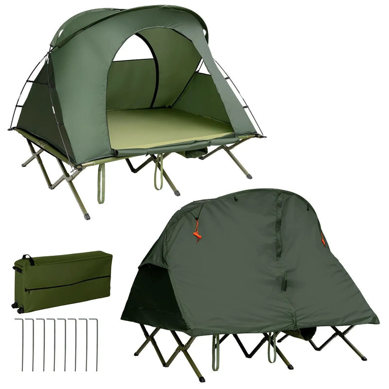 2-Person Outdoor Camping Tent with External Cover by DirectDeals