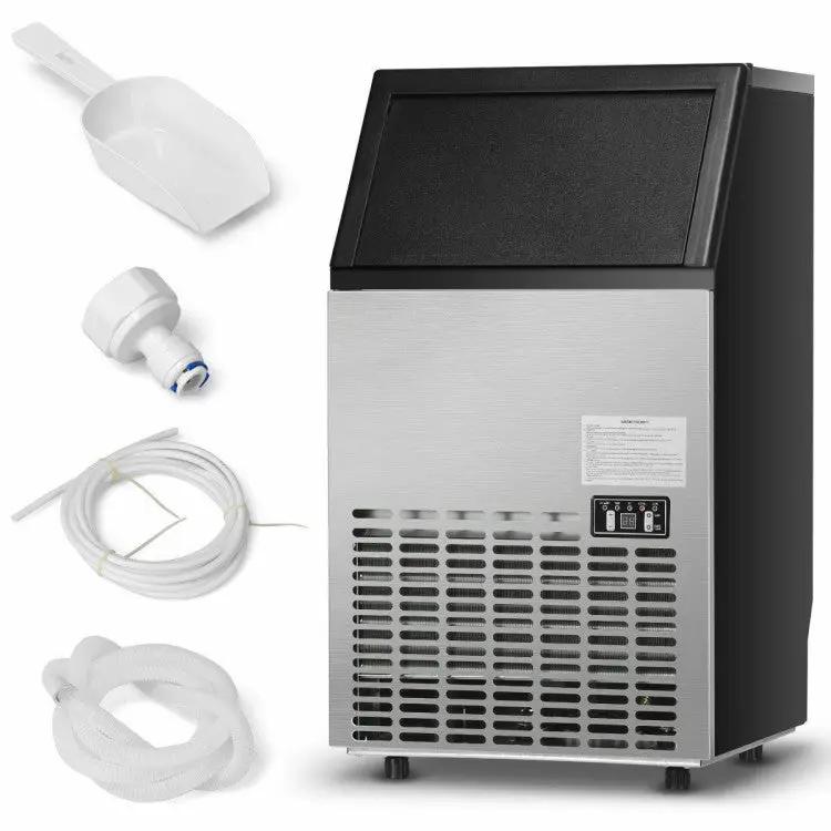 Compact Stainless Steel Ice Maker by DirectDeals