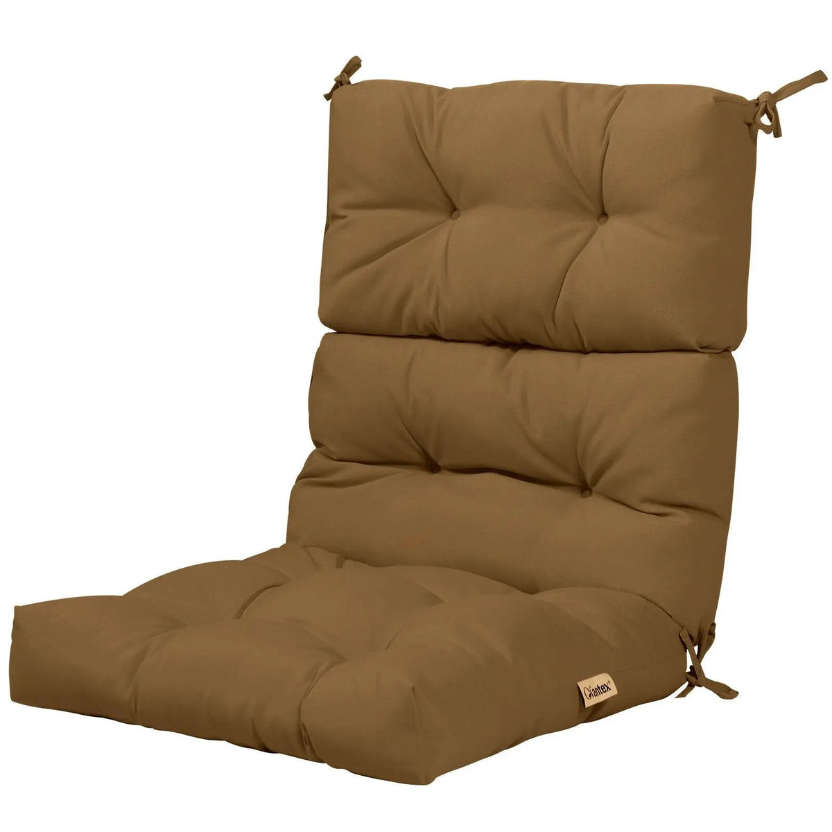 22 x 44 Inch Tufted Outdoor Patio Chair Seating Pad, photo 5 of 12