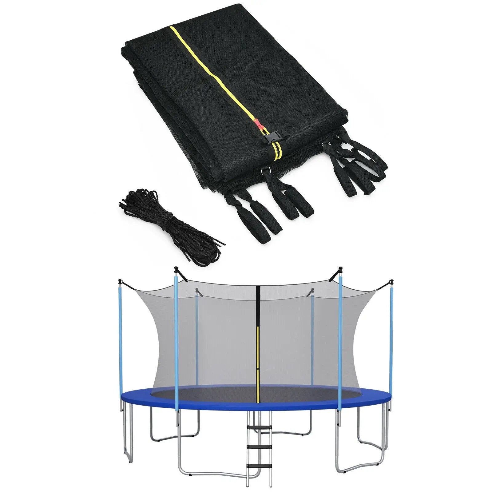 Replacement Weather-Resistant Trampoline Safety Enclosure Net-15 ft by DirectDeals