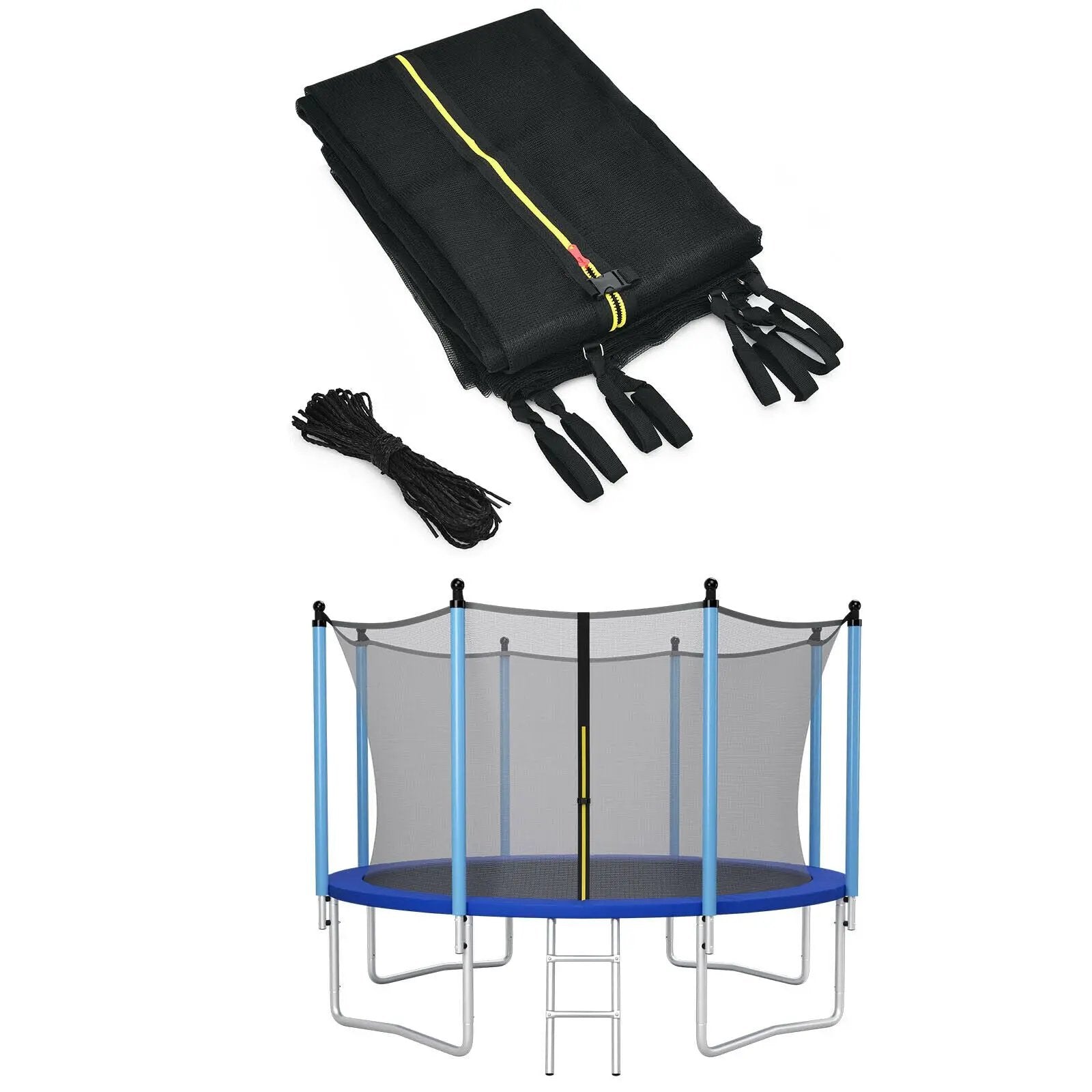 14Ft Replacement Weather-Resistant Trampoline Safety Enclosure Net by DirectDeals