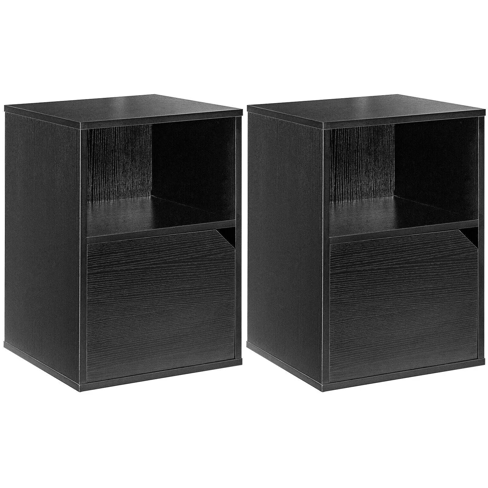 Set of 2 Nightstands Side End Table for Living Room by DirectDeals