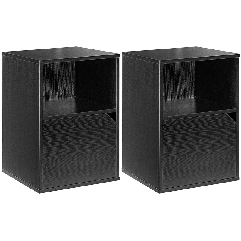 Set of 2 Nightstands Side End Table for Living Room by DirectDeals