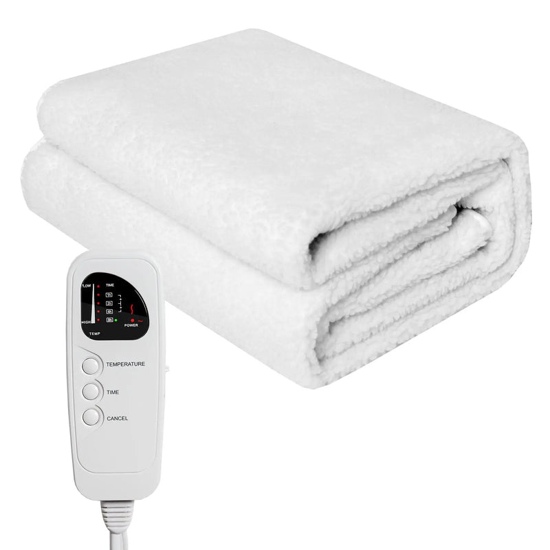 71 x 31 Inch Massage Bed Warmer Heating Pad with 5 Heat Settings by DirectDeals
