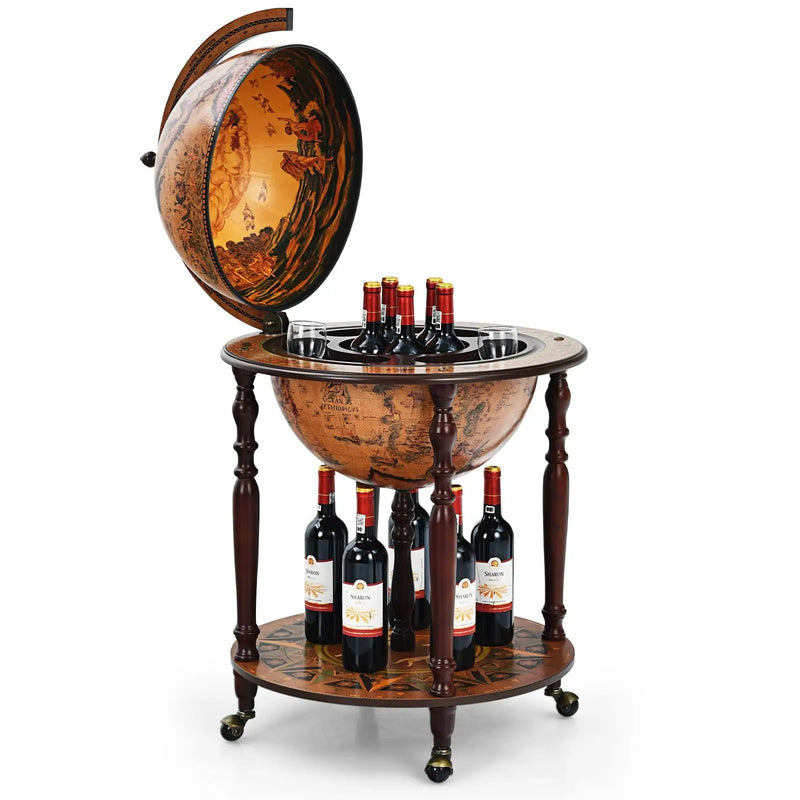 16th Century Italian Wine Cabinet with Wheels by DirectDeals