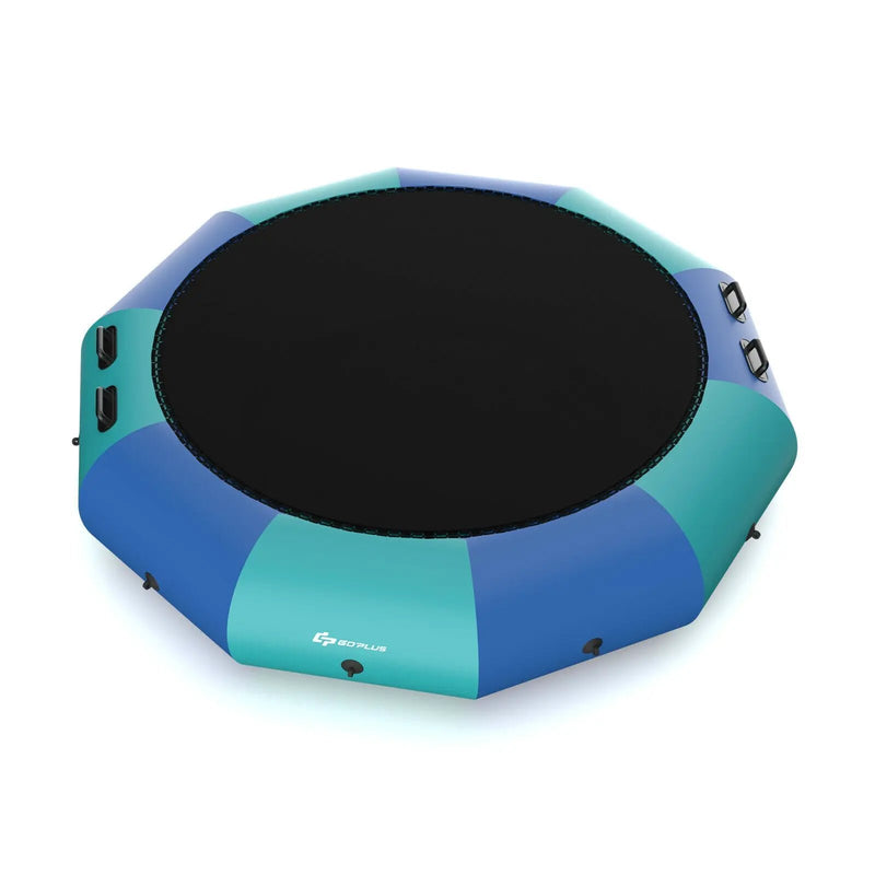 12 Feet Inflatable Splash Padded Water Bouncer Trampoline by DirectDeals