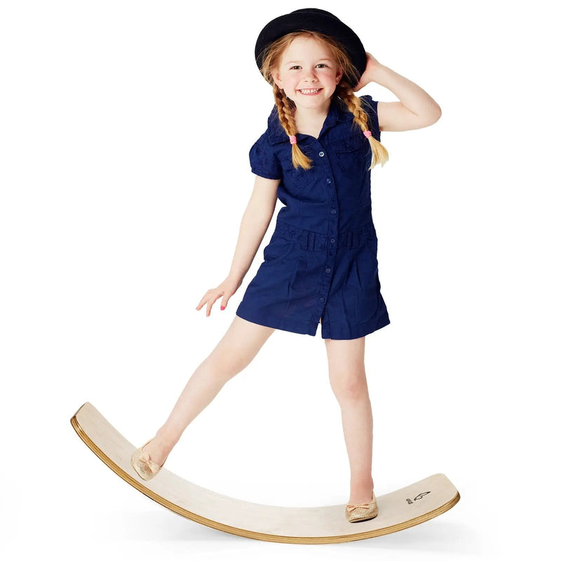 12 Inch Wobble Board for Balance Training-Natural by DirectDeals