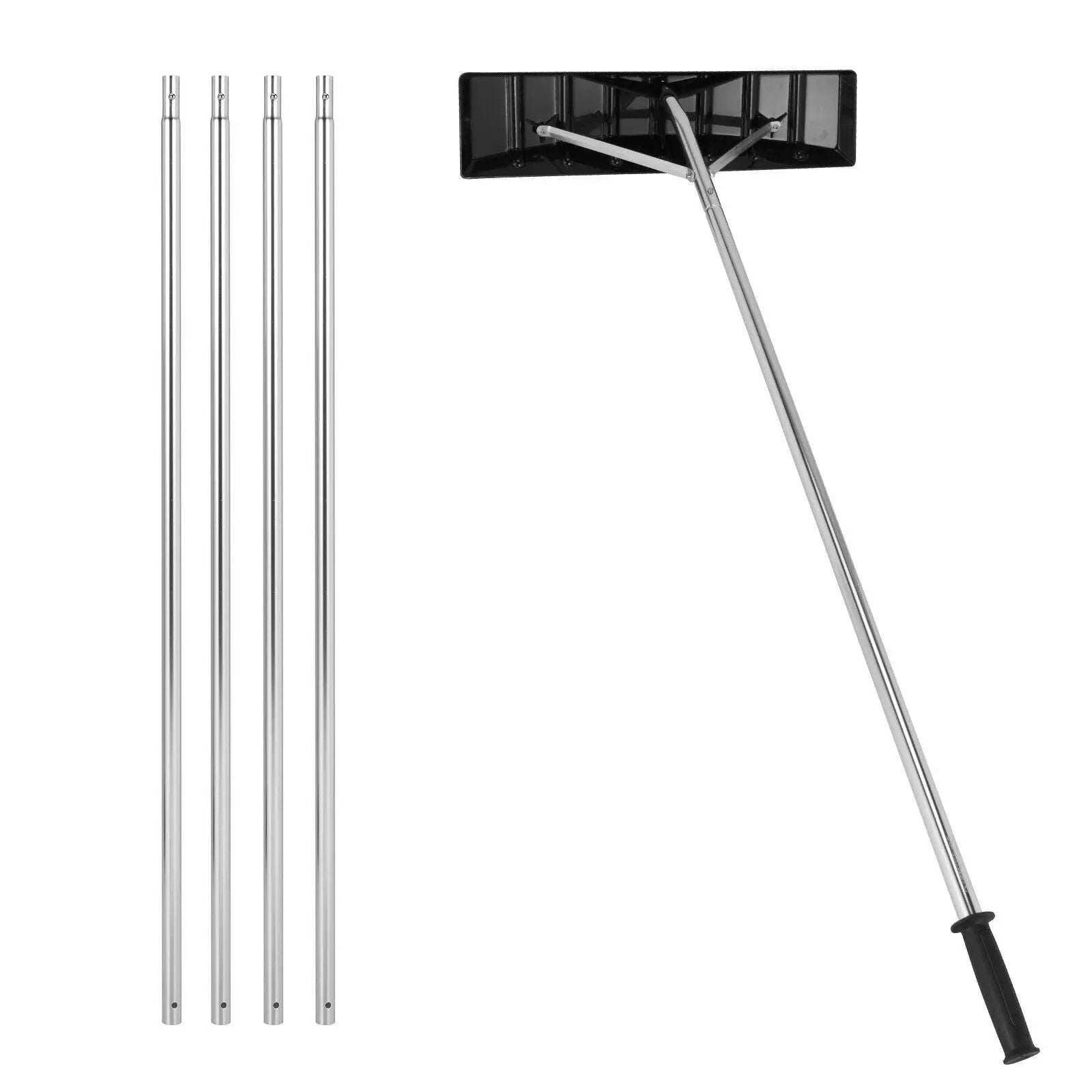20 Feet Extendable Aluminum Snow Roof Rake with Anti-slip Handle by DirectDeals