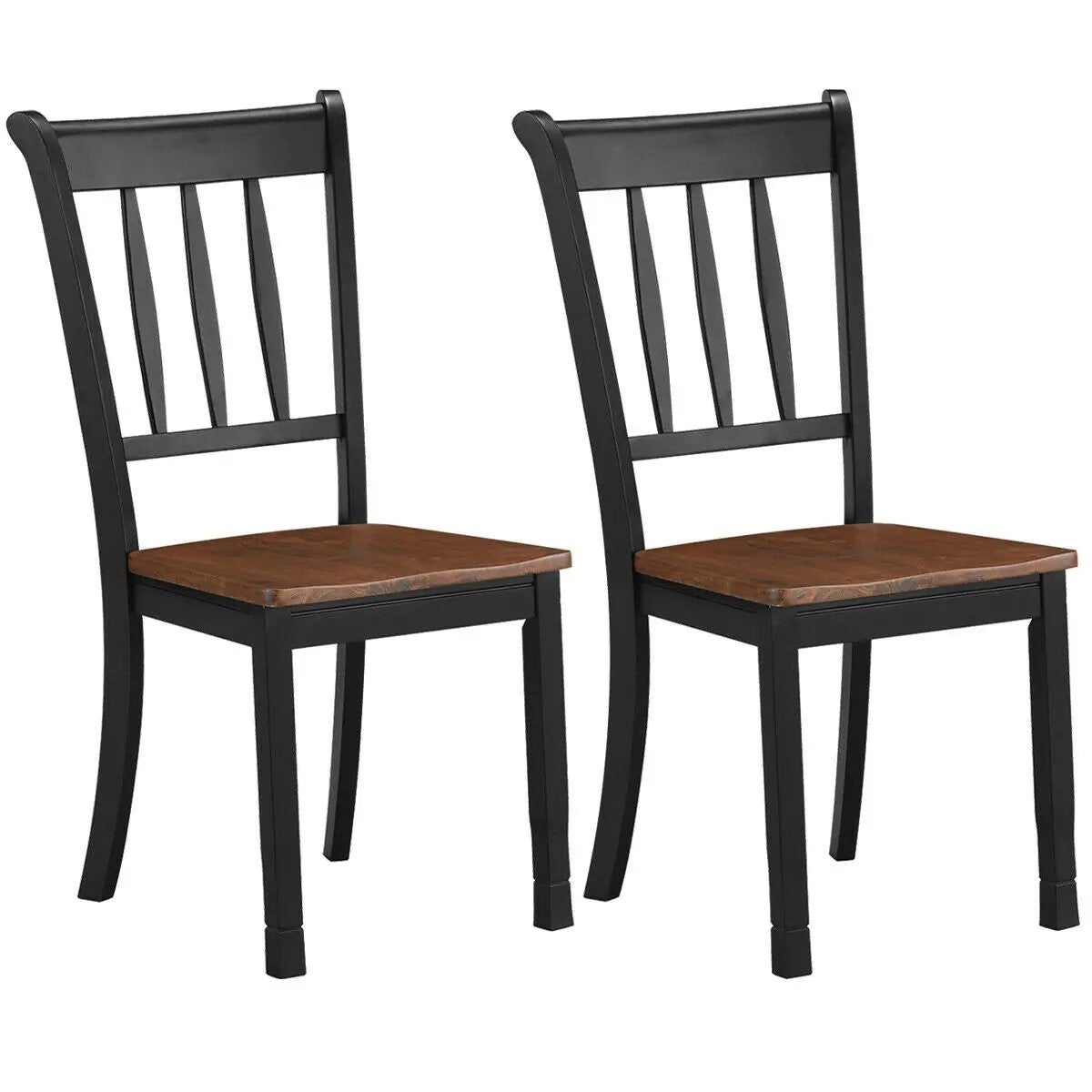 2 Pieces Solid Whitesburg Spindle Back Wood Dining Chairs by DirectDeals
