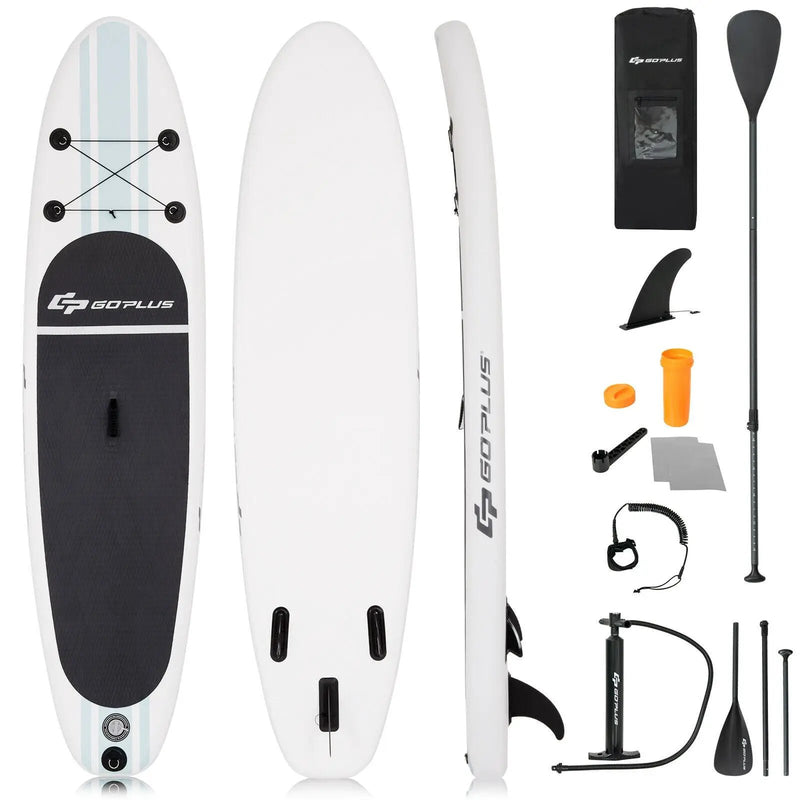 10 feet Inflatable Stand Up Paddle Board with Paddle Pump by DirectDeals