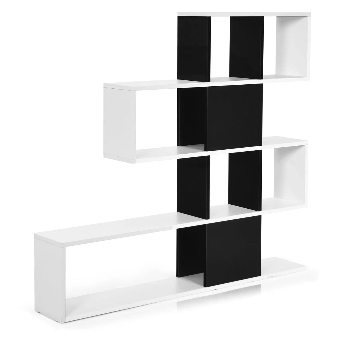 5-Tier Bookshelf Corner Ladder Bookcase with Storage Rack, photo 3 of 9