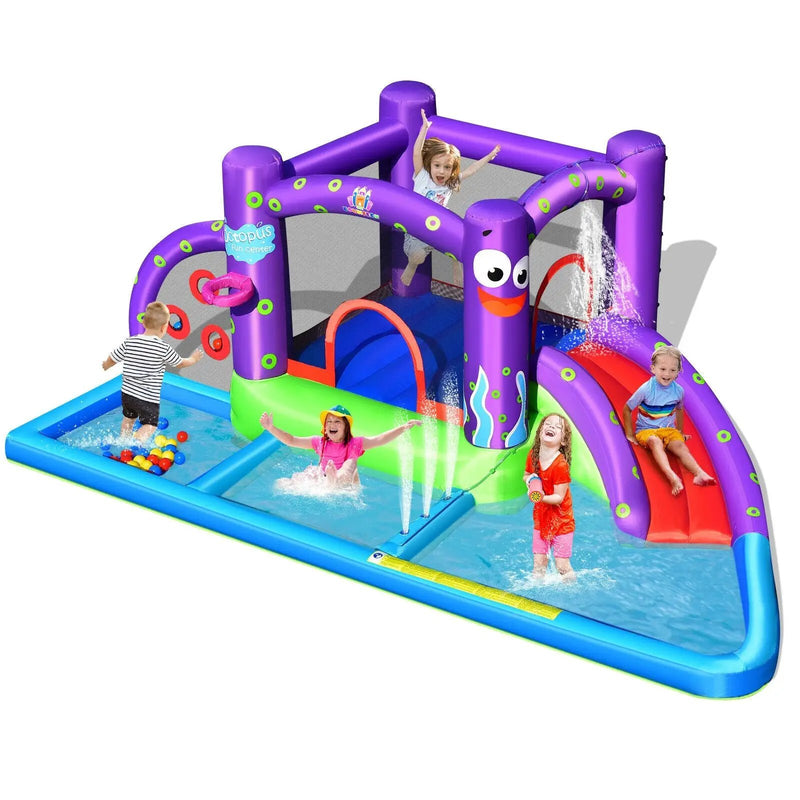 Inflatable Water Slide Castle without Blower by DirectDeals