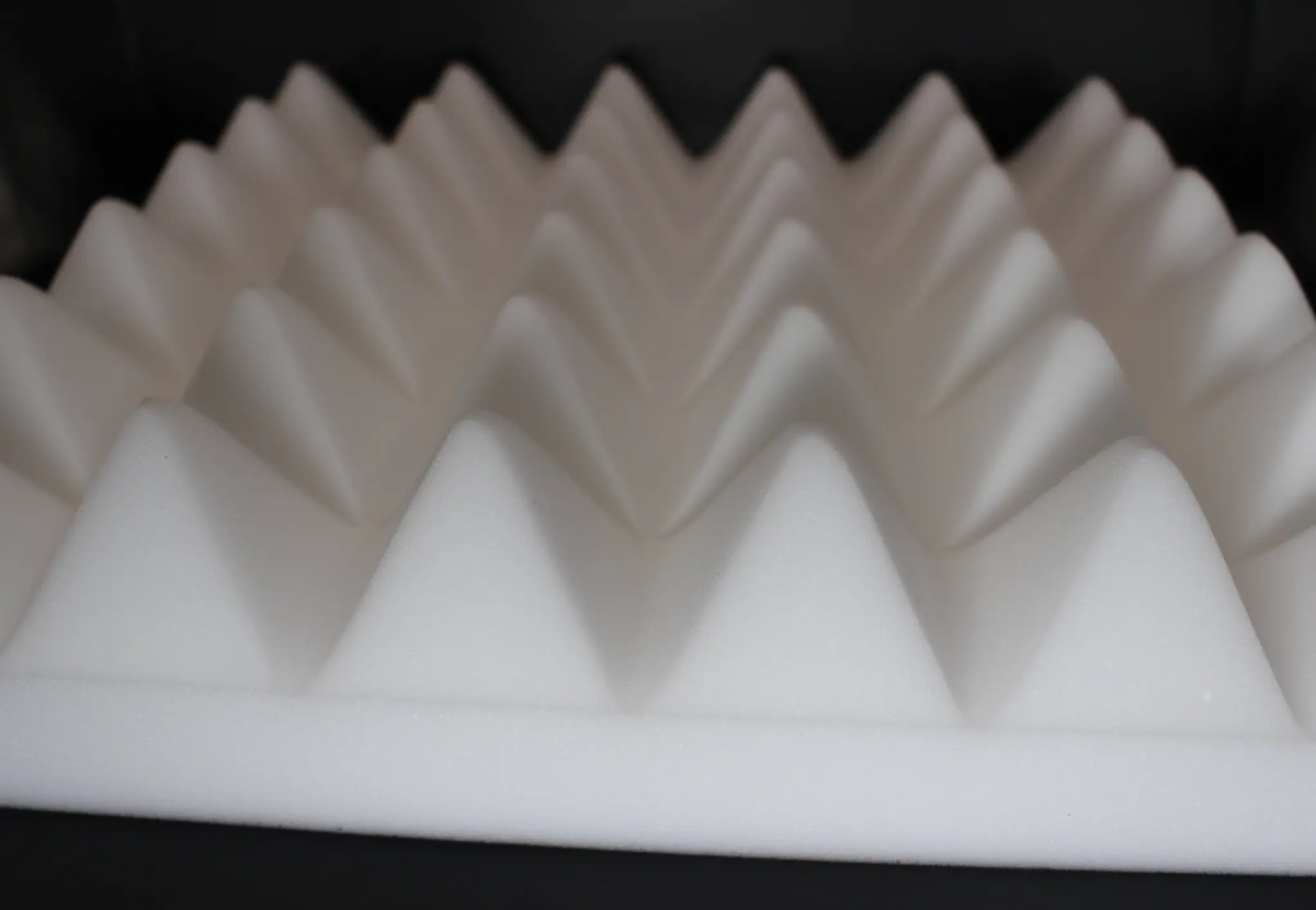 White Acoustic Foam Panels - 12x12x2.5", photo 7 of 13