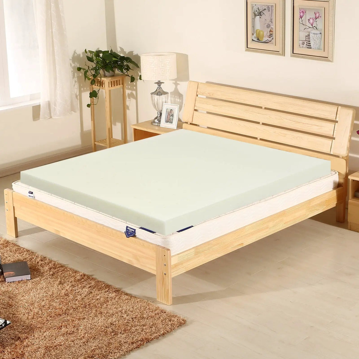 3-Inch Bed Mattress Topper Air Cotton for All Night’s Comfy Soft Mattress Pad, photo 2 of 32