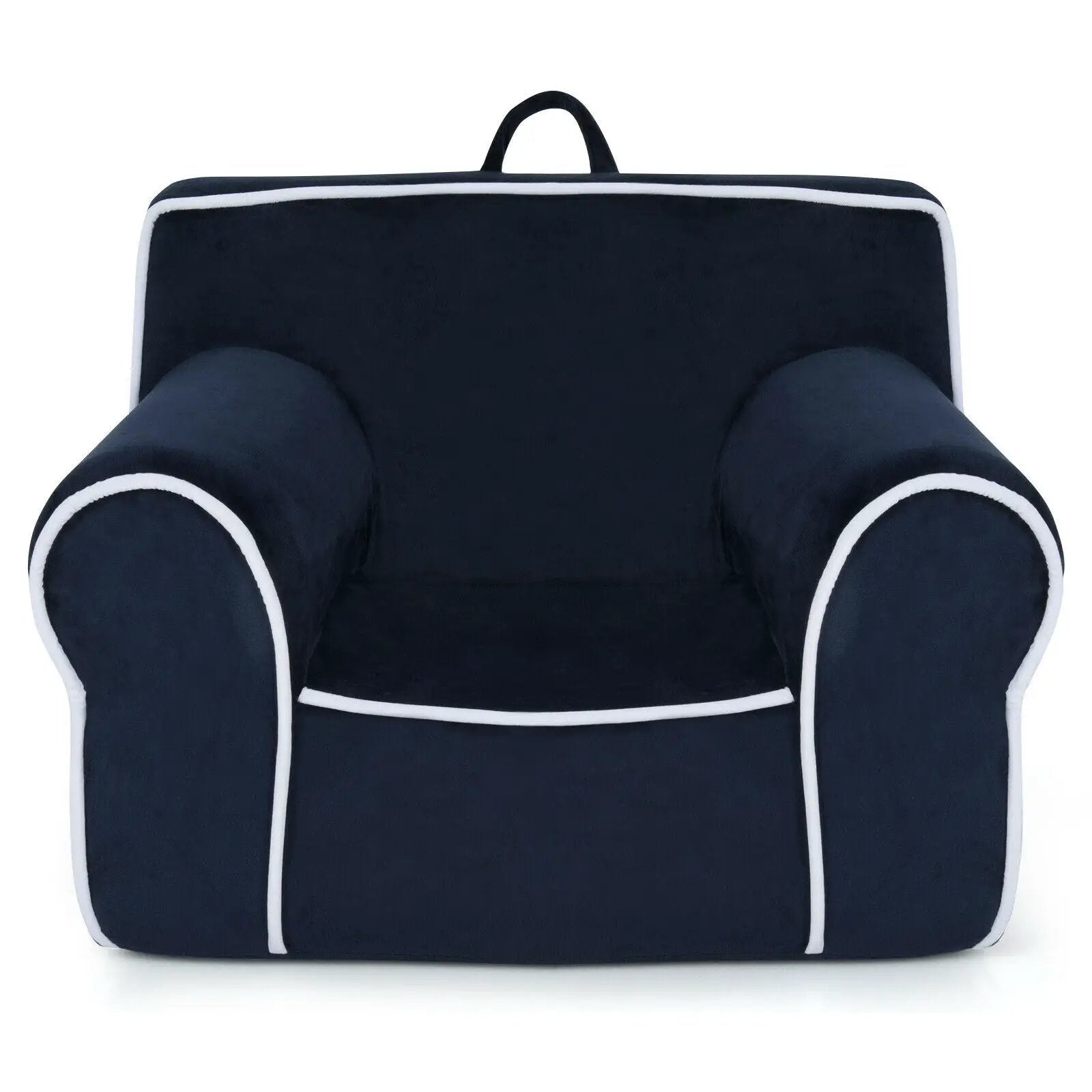 Upholstered Kids Sofa with Velvet Fabric and High-Quality Sponge by DirectDeals