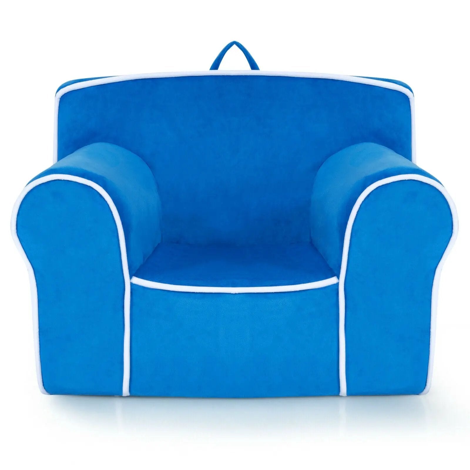 Upholstered Kids Sofa with Velvet Fabric and High-Quality Sponge by DirectDeals