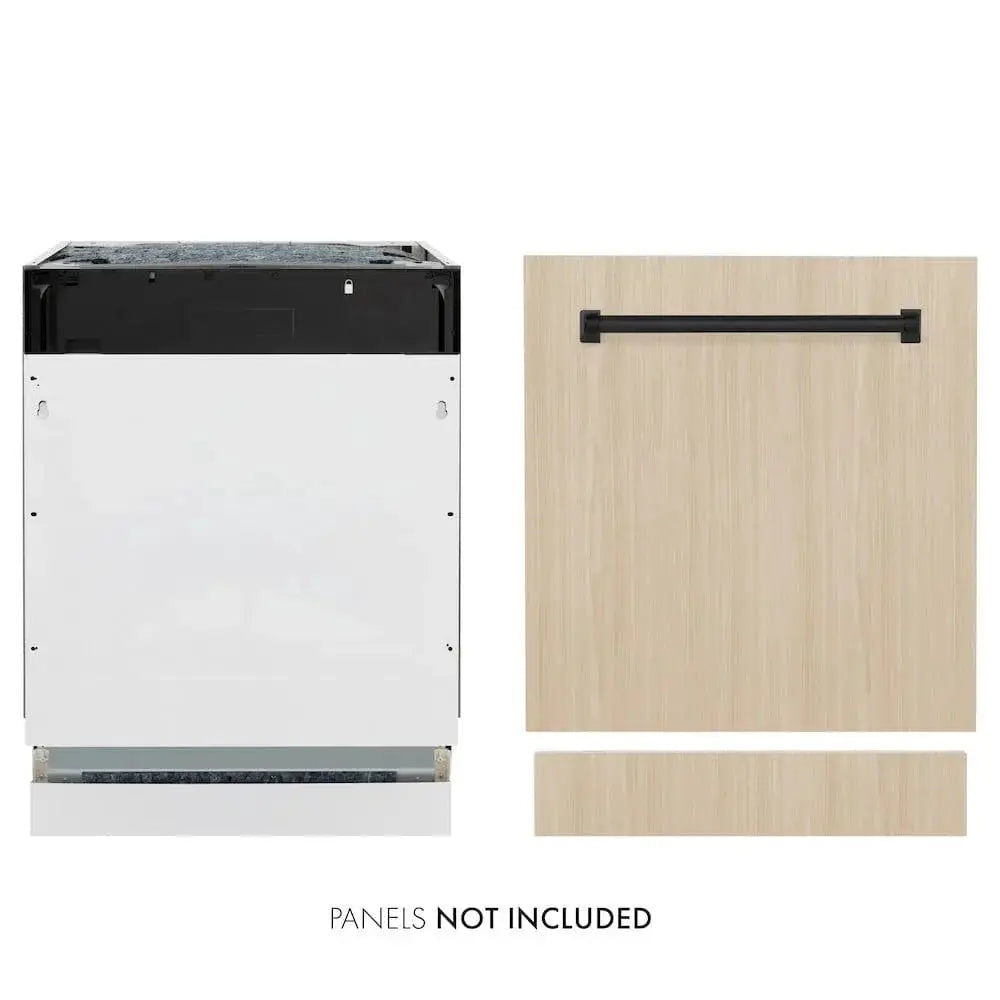 ZLINE Autograph 24" Dishwasher Stainless, Matte Black DWVZ-24-MB by Farmhouse Kitchen and Bath