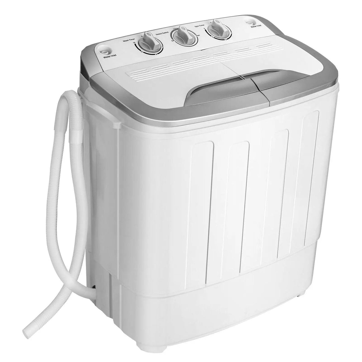 8 lbs Portable Mini Twin Tub Spinner Semi-Automatic Washing Machine, photo 9 of 9