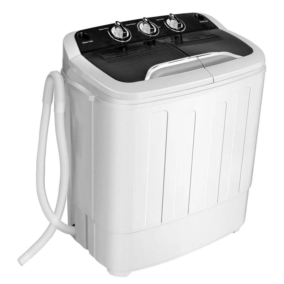 8 lbs Portable Mini Twin Tub Spinner Semi-Automatic Washing Machine, photo 3 of 9